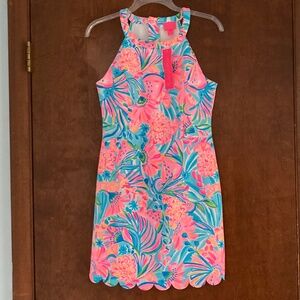 Lilly Pulitzer Girls sz 16 Sophelia Shift Dress in Tropical Punch NWT